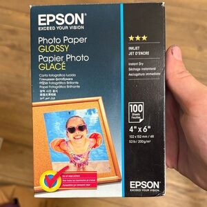 Epson Photo Paper for Printer 4x6